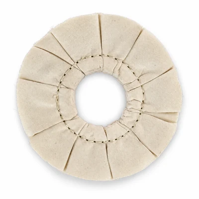 D1A, détail du disque en coton sur anneau métallique · Hilzinger Textile